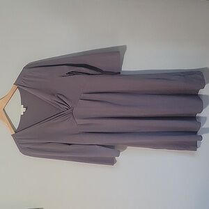 Womens beautiful timeless Garnet Hill gray dress in size small